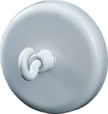 Zdjęcie produktu dla Magnesy haczykowe białe 47 mm, 15 kg