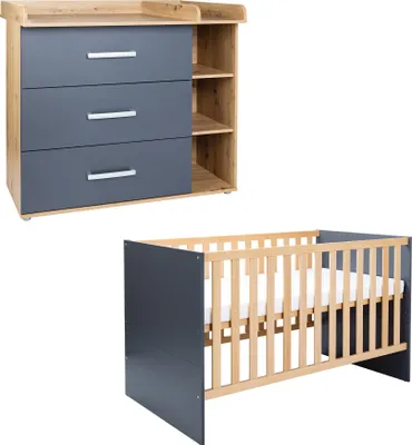 Produktbild von arthur berndt Babymöbel Set Alessio 2-tlg. Kinderbett Wickelkommode