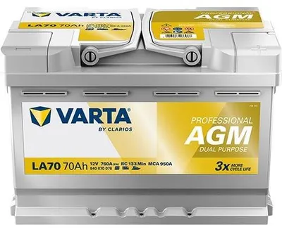 Produktbild von VARTA Professional AGM Dual Purpose LA70 Starterbatterie 12V 70Ah 760A/EN B13 Batterie
