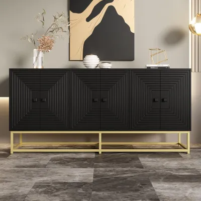 Obrázek produktu pro Velká úložná skříň se třemi dvojitými dveřmi v moderním designu