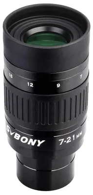 Productafbeelding van Zoomoculair, brandpuntsafstand 7-21 mm, compatibel met telescopen met een aansluiting van 1,25 inch, model SV135