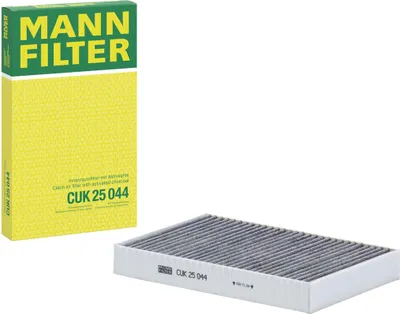 Produktbild von MANN-FILTER CUK 25 044 Innenraumfilter Pollenfilter für TESLA Model S (5YJS) Aktivkohle