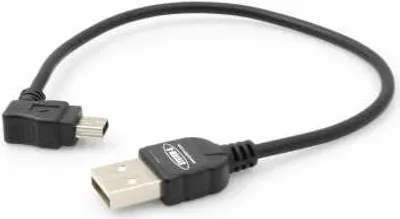 Produktbild von Mini USB Kabel 90° Links Gewinkelt 20 cm