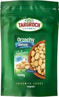 Zdjęcie produktu dla Orzeszki ziemne Targroch 1000 g solone prażone
