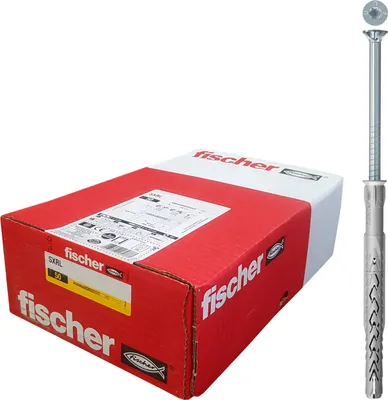 Produktbild von Fischer 50x Langschaftdübel SXR 8 x 120 mm T mit Sicherheitsschraube - 503002