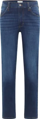Produktbild von Mustang - Straight Fit - Herren 5-Pocket Jeans mit Kontrastnähten, Tramper Straight (1013715), Farbe:denim blue (5000-843), Größe:W34, Länge:L34