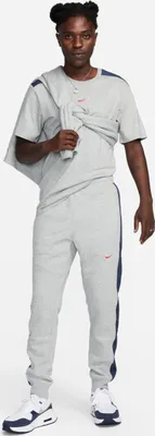 Produktbild von NIKE M NSW SP FLC JOGGER BB Grey Heather / Thunder Blue S