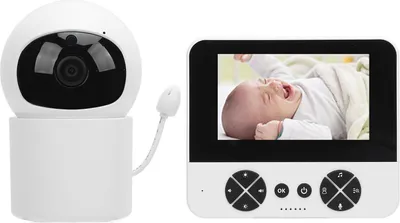 Obrázek produktu pro Dětská kamera 4,3palcová obrazovka 2cestný interkom APP Ovládání detekce zvuku dechu Baby Cam