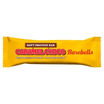 Imagen del producto de Barebells Soft Protein Bar Caramel Choco 55g – snack rico en proteínas
