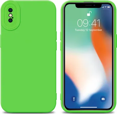 Image de Cadorabo Housse pour Apple iPhone XS MAX Housse de protection verte en TPU silicone Etui Housse pour téléphone portable