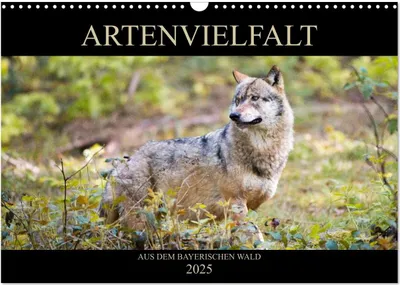 Produktbild von ARTENVIELFALT aus dem Bayerischen Wald (Wandkalender 2025 DIN A3 quer), CALVENDO Monatskalender