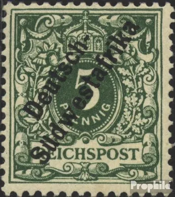 Produktbild von Briefmarken Deutsch-Südwestafrika 1898 Mi 6 mit Falz Aufdruckausgabe