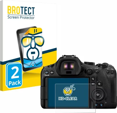 Produktbild von 2x Für Canon EOS R6 Mark III Schutzfolie BROTECT Displayschutz Display Schutz Folie Klar Transparent