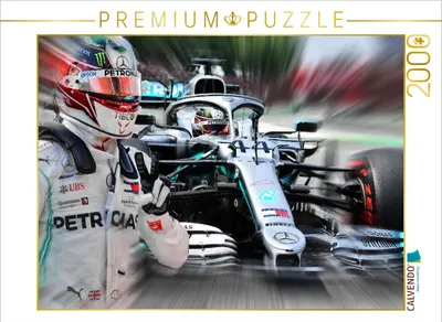 Produktbild von CALVENDO Puzzle Champion Lewis Hamilton 2000 Teile Puzzle quer | 2000 Teile Lege-Größe 90x67cm Foto-Puzzle für glückliche Stunden
