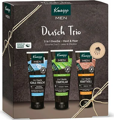 Produktbild von Kneipp Men Shower Trio Gift Set Cool Fresh, Ready to Start, and Powerful - Ideal Gift for the Well-Groomed Man