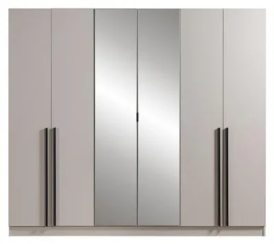 Image de Armoire moderne style loft Armoire chambre beige 237cm