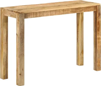 Produktbild von vidaXL Konsolentisch 110x35x76 cm Raues Mangoholz