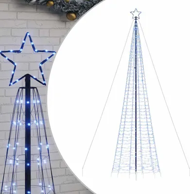Obrázok produktu pre LED vianočný stromček s hrotmi 1534 LED modré 500 cm