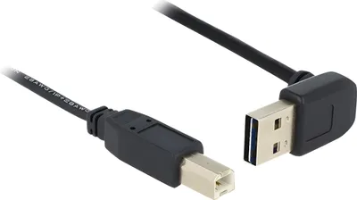 Produktbild von DeLOCK 83542, 5 m, USB A, USB B, USB 2.0, Männlich/Männlich, Schwarz