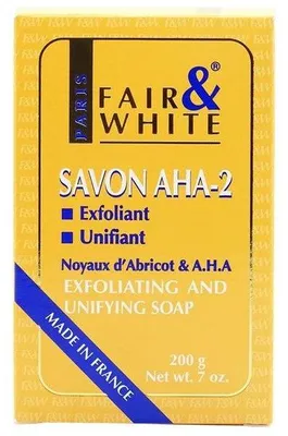 Obrázok produktu pre Fair & White Original AHA Exfoliating Soap 200g 7oz - rozjasňujúca mydlová tyčinka s kyselinou mliečnou