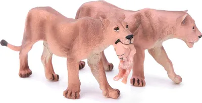Immagine prodotto di Modelli di animali realistici di leonessa per la prima infanzia, giocattolo educativo, regalo, decorazione della casa