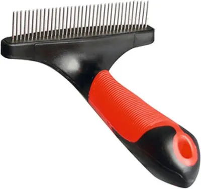 Produktbild von Karlie Striegel rotierende Zinken für Hunde Mittel - Gummi - Rot/Schwarz - 16x11x5 cm