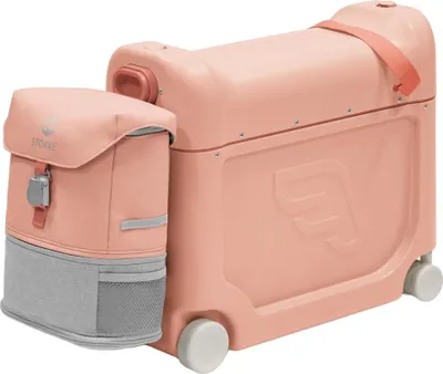 Produktbild von Stokke® JetKids™ Reiseset BedBox 46 cm Set 2 tlg. - 4-Rollen-Kabinentrolley (coral pink)