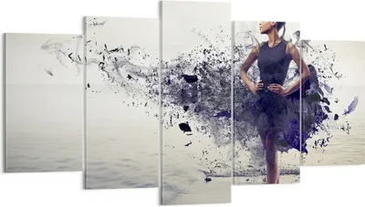 Produktbild von Bild auf Leinwand - Leinwandbild - Afrika modell schönheit komposition - 160x85cm - Wand Bild - Wanddeko - Leinwanddruck - Bilder - Kunstdruck - Leinwand bilder - Wandkunst - EA160x85-2623