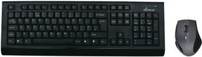 Image de MediaRange Funk-Tastatur und Maus Set QWERT (UK) schwarz/gra