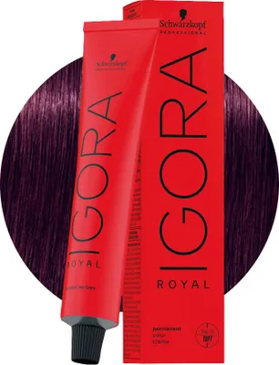 Produktbild von Schwarzkopf Igora Royal, Violett, 0-99, Unisex, 60 ml, Alle Haare, Farbspeichernd, Glanz