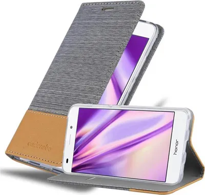 Immagine prodotto di Custodia Cadorabo per Honor 5C custodia protettiva in grigio custodia per cellulare custodia a libro cover