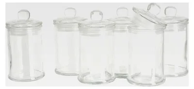 Produktbild von XXL Vorratsgläser 6 Stück 11x6cm 120ml mit Deckel