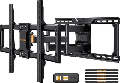Image de Perlegear entièrement mobile TV support mural jusqu'à 90 pouces, 68KG, Max VESA 600x400mm