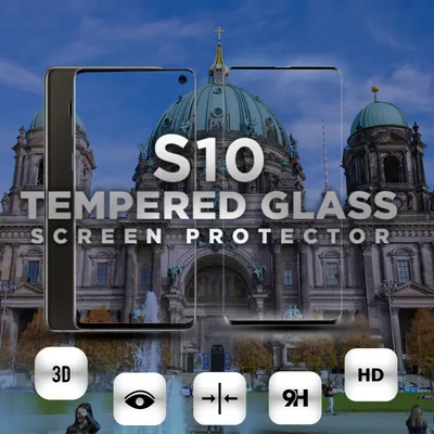 Obrázek produktu pro Samsung Galaxy S10 - tvrzené sklo 9H - 3D ochrana displeje v super kvalitě
