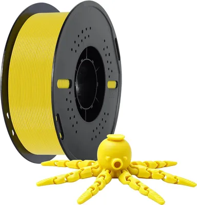 Produktbild von KINGROON PLA Basic 3D-Drucker Filament 1.75mm Gelb 1kg Spule für FDM Drucker