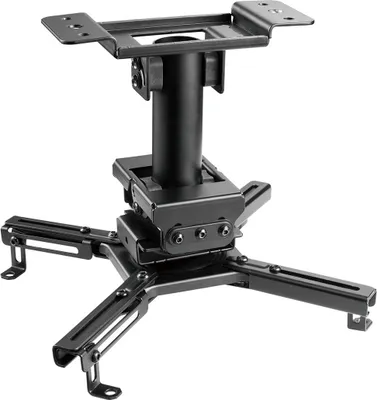 Image de Support plafond vidéoprojecteur, Hauteur 25cm, Noir