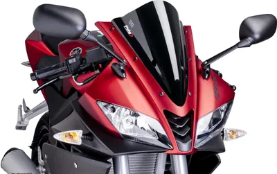 Immagine prodotto di Cupolino PUIG racing nero omologato ABE per Yamaha yzf-r125