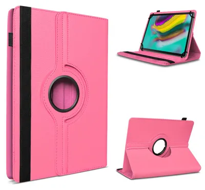 Produktbild von Hülle für Tabwee Tablet T80 T90 / W90 2025 Tasche Schutzhülle 360 Grad DrehbarFarbe 360 Uni:Pink