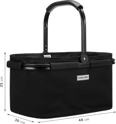 Produktbild von anndora Einkaufskorb - schwarz (22 Liter) - Schwarz