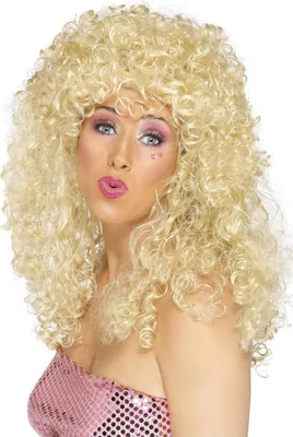 Image de Smiffys - Perruque "Boogie Babe" pour femme SM443 (Taille unique) (Blonde)