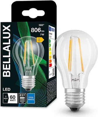 Immagine prodotto di Bellalux LED filamento A60 lampadina 6,5W = 60W E27 chiaro 806lm bianco neutro 4000K