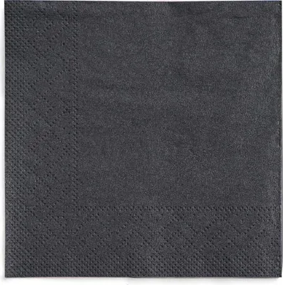 Produktbild von Sovie HORECA Cocktail-Servietten Schwarz aus Tissue 24 x 24 cm, 3-lagig, 150 Stück