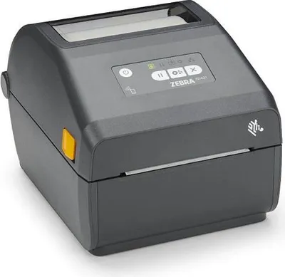 A studio shot of a Zebra ZD421d label printer.
