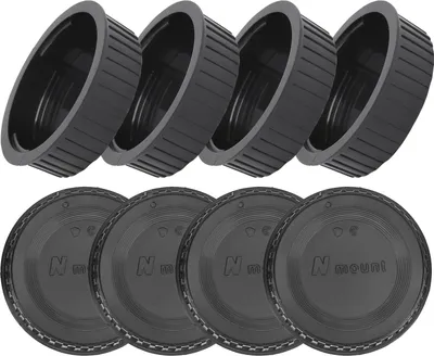 Zdjęcie produktu dla 8 sztuk tylnej zaślepki obiektywu z mocowaniem F do aparatów Nikon