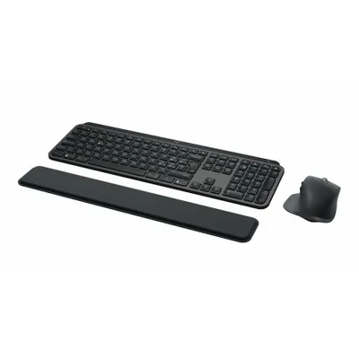 Produktbild von Logitech MX Keys S Combo, Kabellos, Bluetooth, Scherenschalter, LED, Graphit, Maus enthalten