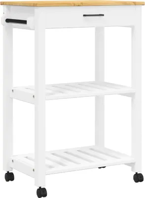 Obrázek produktu pro vidaXL Kuchyňský vozík MONZA 60x40x88,5 cm Masivní dřevo Borovice