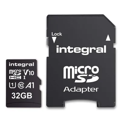 Obrázok produktu pre Integral INMSDH32G-100V10, 32 GB, UHS-I, 90 MB/s, Class 1 (U1), V10