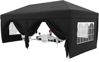 Obrázek produktu pro Pavilon, vodotěsný design, ochrana proti UV záření, černá barva