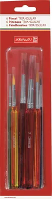 Zdjęcie produktu dla 12XBRUNNEN 1048932 Schulpinsel-Set 6tlg