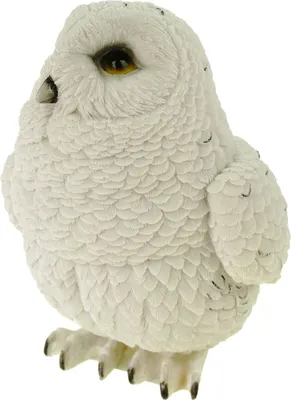 Produktbild von Baby Schneeeule 22 cm Uhu Eule Tierfigur Vogel